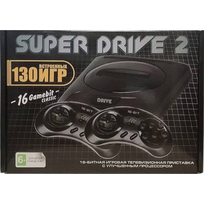 16 bit Приставка Sega Super Drive 2 Classic (130 игр)